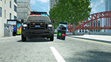 Police Car Sergeant Lucas Catching Car With High Wheels - Wheel City Heroes 3D Cartoon For Kids