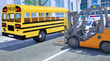 Sport Car Steals Wheels At The School Bus - Sergeant Lucas The Police Car and Fire Truck Frank New Cartoon For Children
